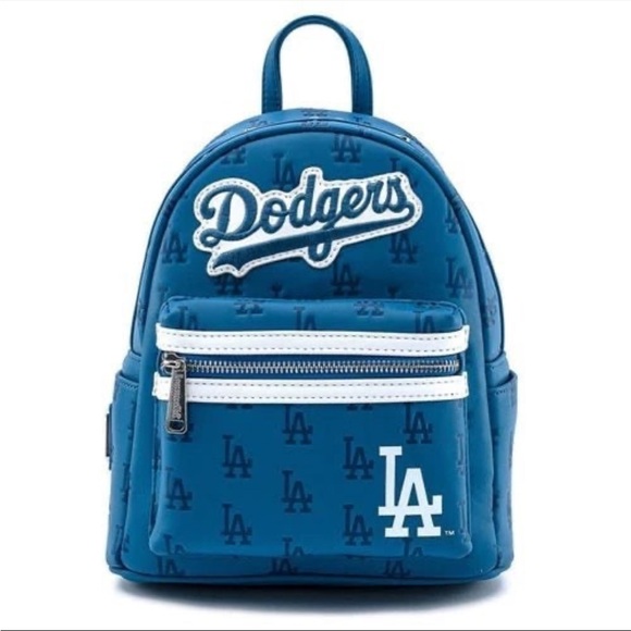 Loungefly Exclusive - MLB Los Angeles Dodgers Backpack NWT Major League Baseball - Picture 2 of 12